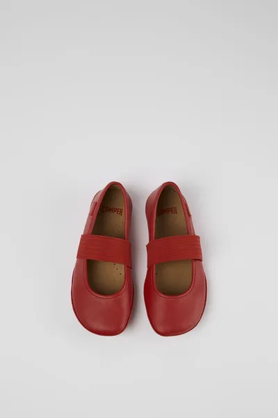 Right Red Ballerinas for Kids - Autumn / Winter collection - Image 3