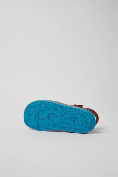 Burgundy Sandals for Kids - Autumn / Winter collection - Image 4