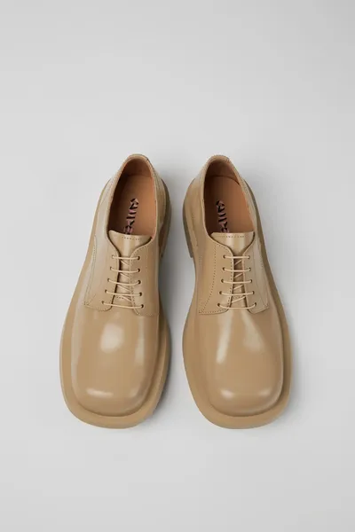 Neuman Beige Loafers for Unisex - Autumn / Winter collection - Image 3
