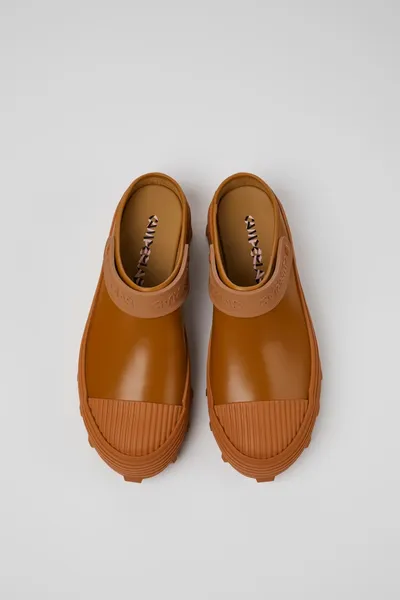 Tracktori Brown Clogs for Unisex - Autumn / Winter collection - Image 3