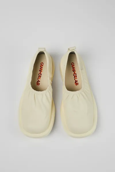 Neuman White Ballerinas for Unisex - Autumn / Winter collection - Image 3