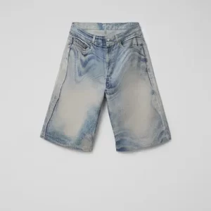 Denim shorts AU00007-002 Apparel Women. Official Online Store USA