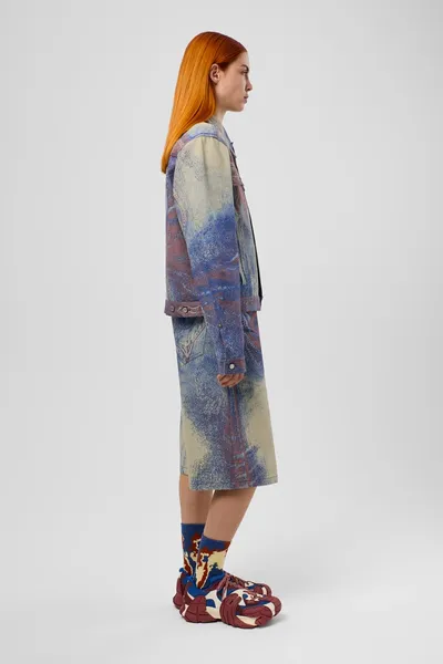 Denim shorts AU00007-004 Apparel Women. Official Online Store USA - Image 3