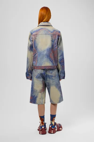 Denim shorts AU00007-004 Apparel Women. Official Online Store USA - Image 4