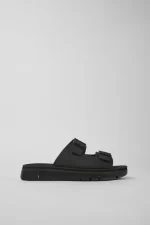 oruga Black Sandals for Men - Autumn / Winter collection