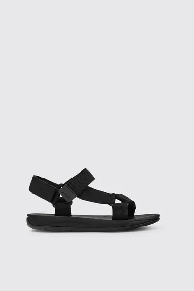 match Black Sandals for Men - Autumn / Winter collection - Image 4