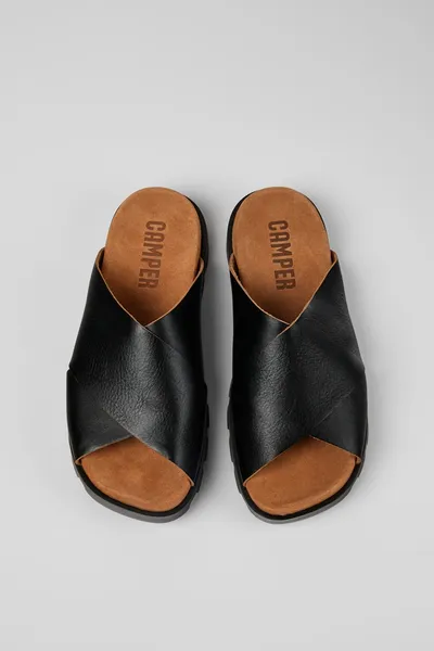 Brutus Black Sandals for Men - Autumn / Winter collection - Image 3
