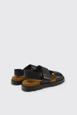 Brutus Black Sandals for Men - Autumn / Winter collection