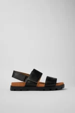 Brutus Black Sandals for Men - Autumn / Winter collection