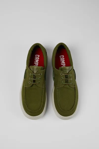 runner Green Sneakers for Men - Autumn / Winter collection - Image 3