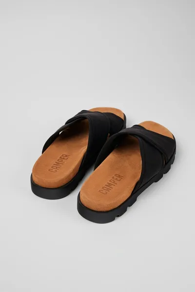 Brutus Black Sandals for Men - Autumn / Winter collection - Image 2