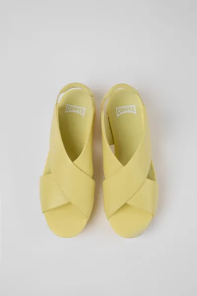 BALLOON Yellow Sandals for Women - Autumn / Winter collection - Image 3