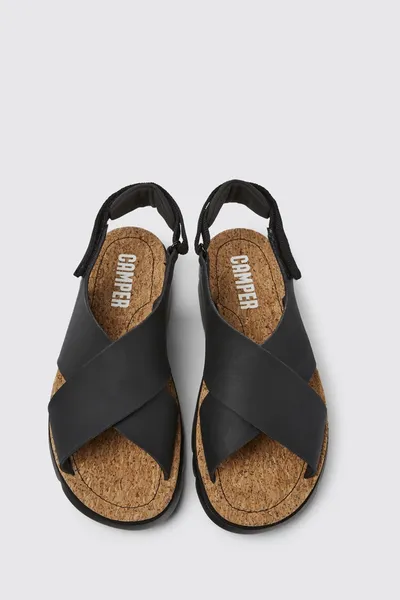 oruga Black Sandals for Women - Autumn / Winter collection - Image 2