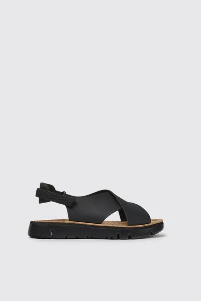 oruga Black Sandals for Women - Autumn / Winter collection - Image 4