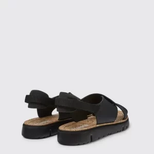 oruga Black Sandals for Women - Autumn / Winter collection