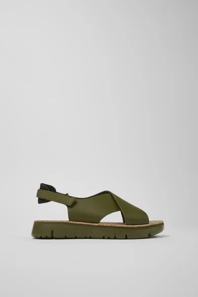 oruga Green Sandals for Women - Autumn / Winter collection