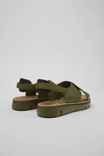 oruga Green Sandals for Women - Autumn / Winter collection - Image 2