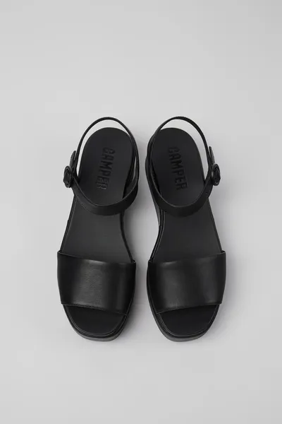 Misia Black Sandals for Women - Autumn / Winter collection - Image 3
