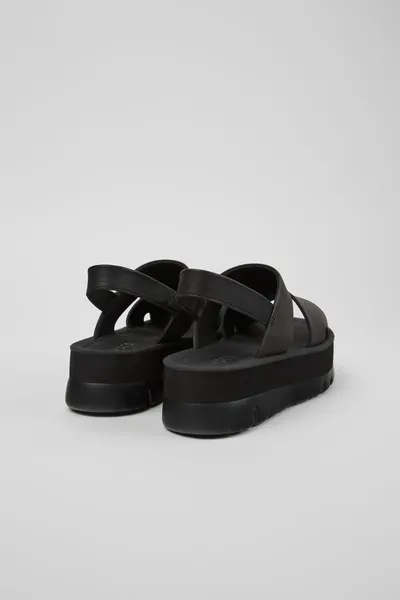 oruga Black Sandals for Women - Autumn / Winter collection - Image 2