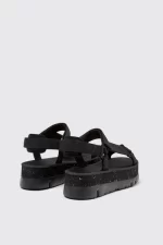 oruga Black Sandals for Women - Autumn / Winter collection
