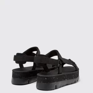 oruga Black Sandals for Women - Autumn / Winter collection