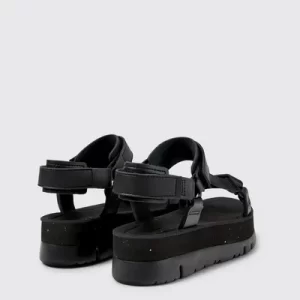 oruga Black Sandals for Women - Autumn / Winter collection