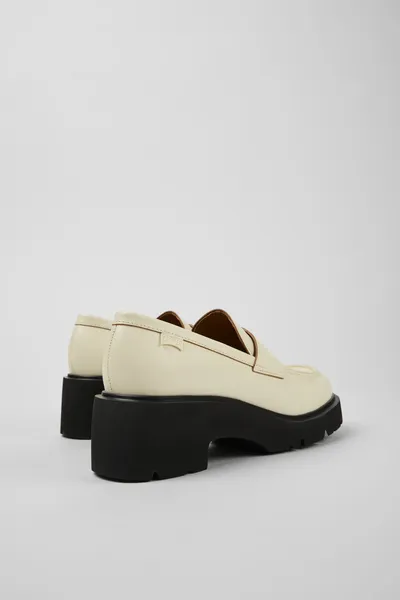 Milah White Formal Shoes for Women - Autumn / Winter collection - Image 2
