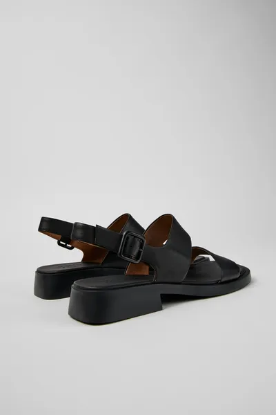 Dana Black Sandals for Women - Autumn / Winter collection - Image 2