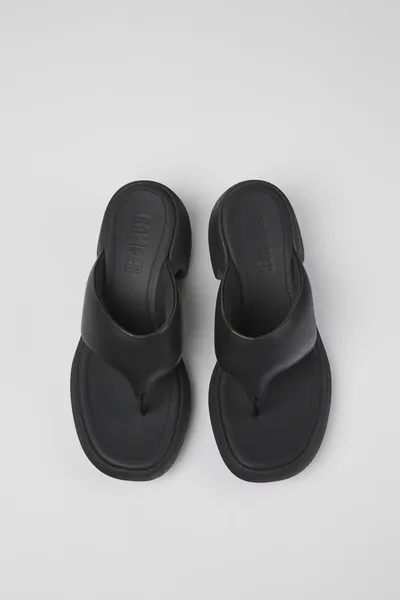 Thelma Black Sandals for Women - Autumn / Winter collection - Image 3