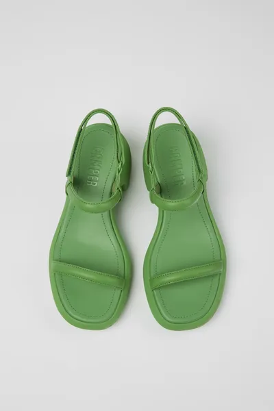 Thelma Green Sandals for Women - Autumn / Winter collection - Image 3