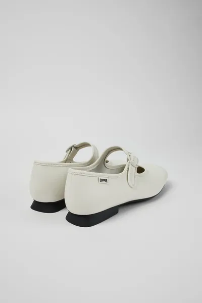 Casi Casi White Formal Shoes for Women - Autumn / Winter collection - Image 2
