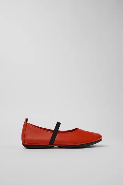 Right Red Ballerinas for Women - Autumn / Winter collection