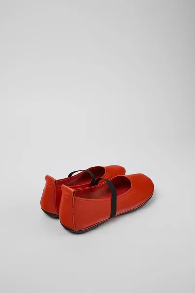 Right Red Ballerinas for Women - Autumn / Winter collection - Image 2