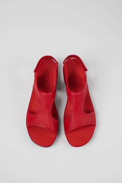 Right Red Sandals for Women - Autumn / Winter collection - Image 3