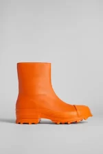 Tracktori Orange Ankle Boots for Men - Autumn / Winter collection