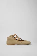 Right Beige Ankle Boots for Women - Autumn / Winter collection