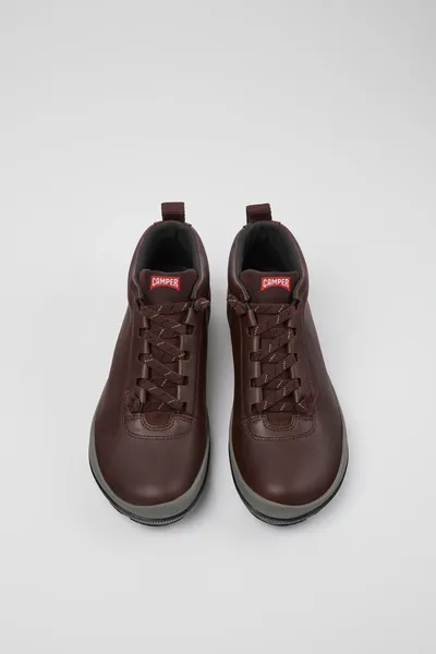 Peu Burgundy Ankle Boots for Women - Autumn / Winter collection - Image 3