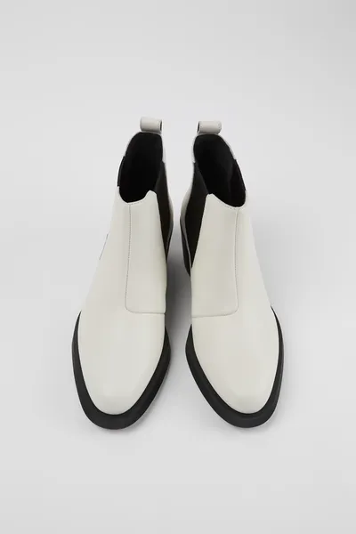 Bonnie White Ankle Boots for Women - Autumn / Winter collection - Image 3
