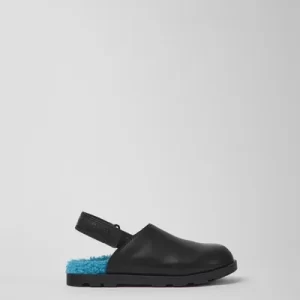 Brutus Black Sandals for Kids - Autumn / Winter collection